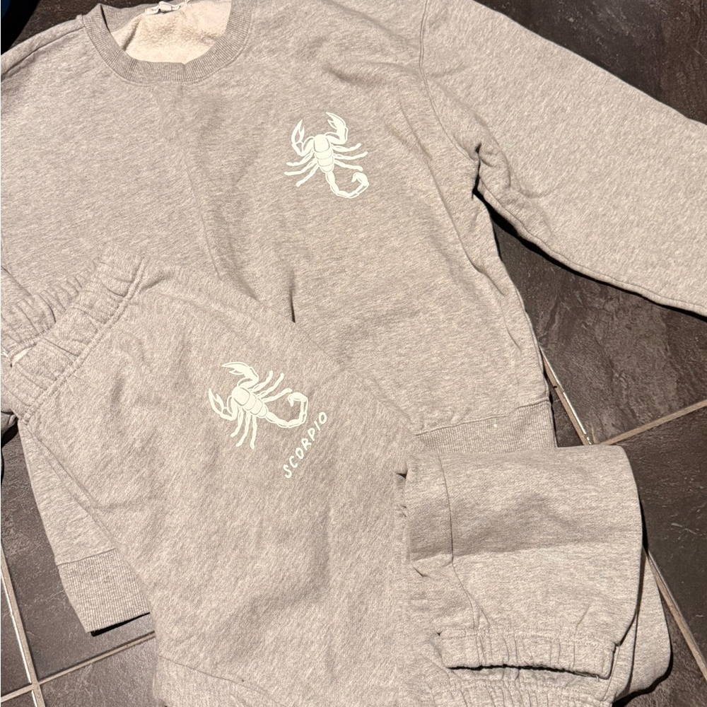 Good American Heather Gray Loungewear Set